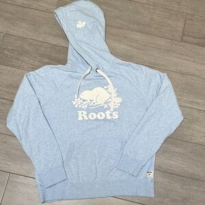 Roots Sky Blue Pullover Hoodie
